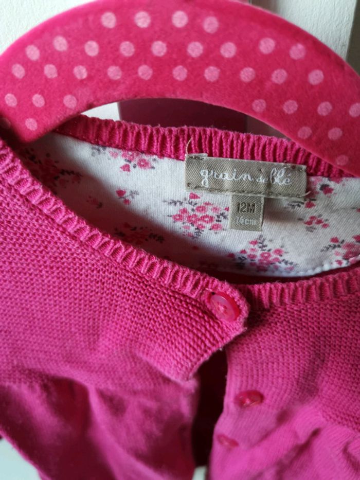 Gilet grain de blé 12 mois - photo numéro 2