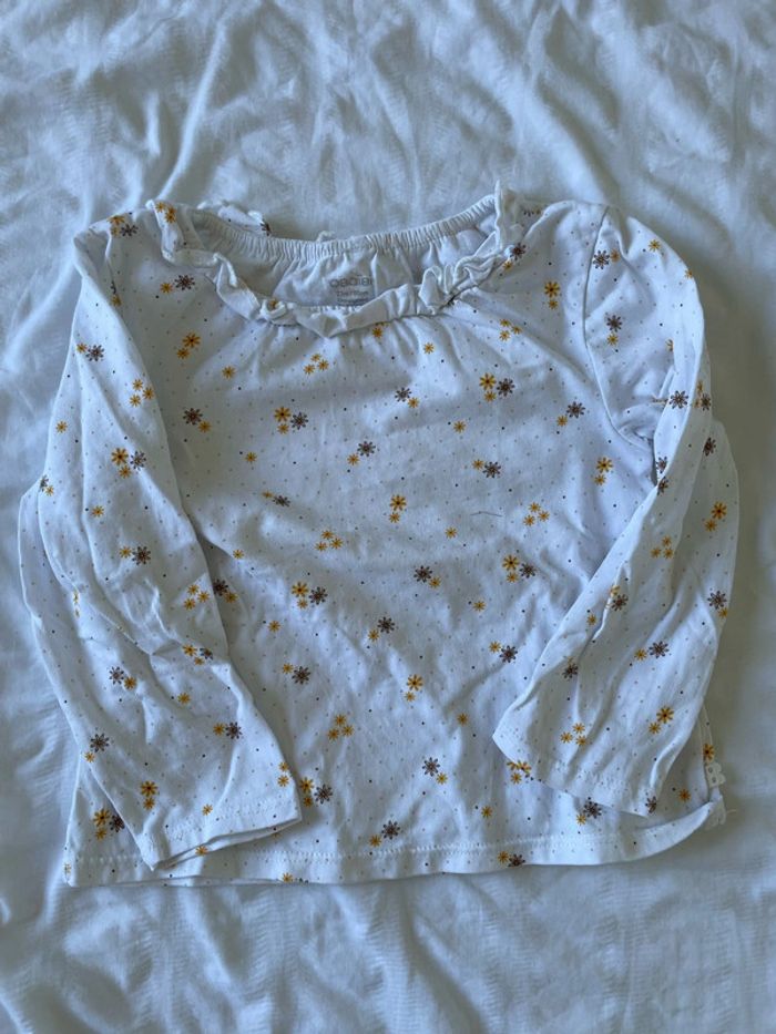 Tee shirt manche longue obaibi 24 mois