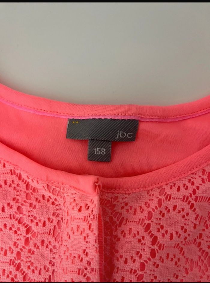 T shirt rose à motif - photo numéro 2