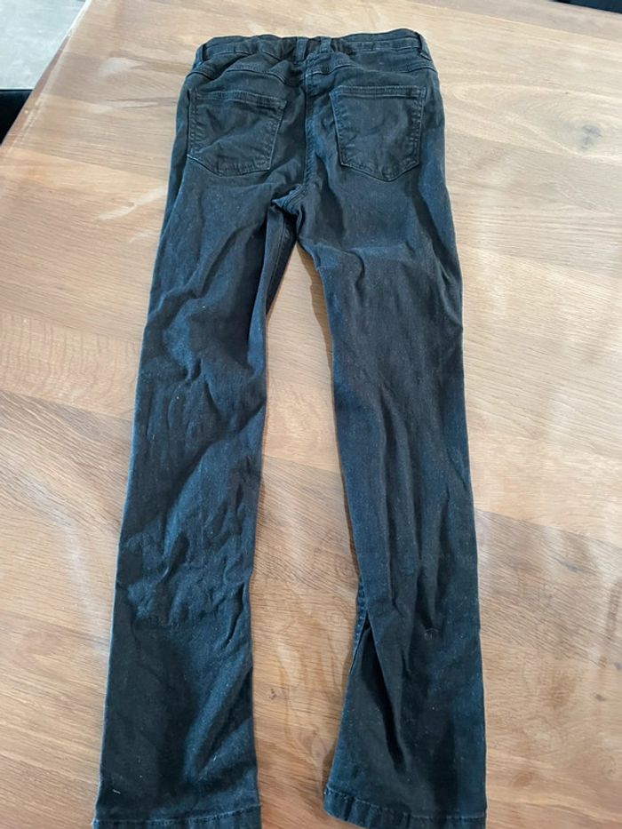 Jean noir skinny tape à l’œil 7 ans - photo numéro 6