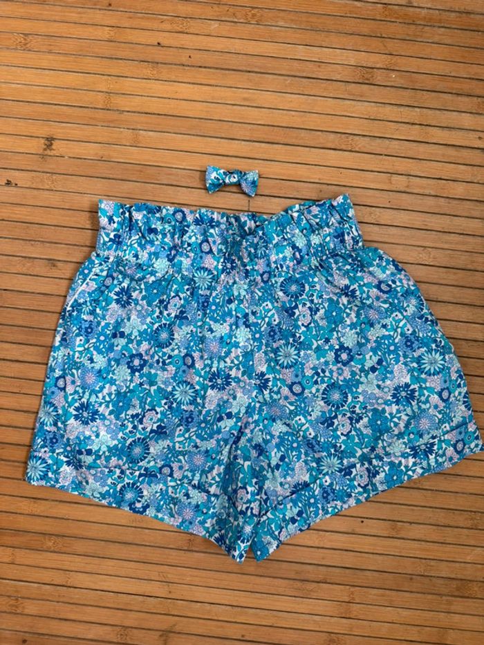 Short jacadi liberty et barrette