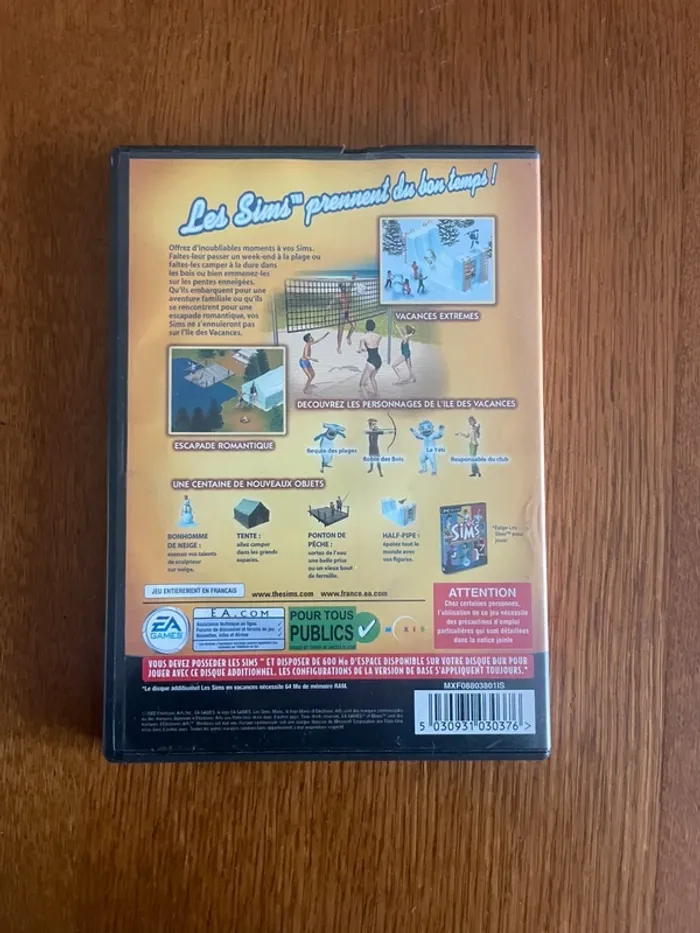 Jeu Pc les sims en vacances - photo numéro 3