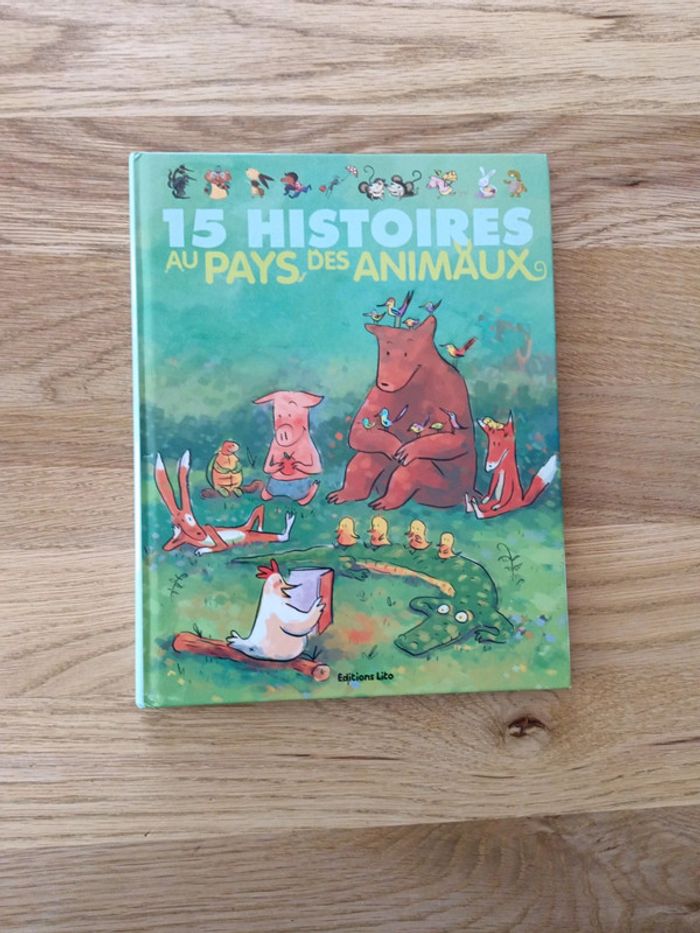 Livre 15 histoires au pays des animaux