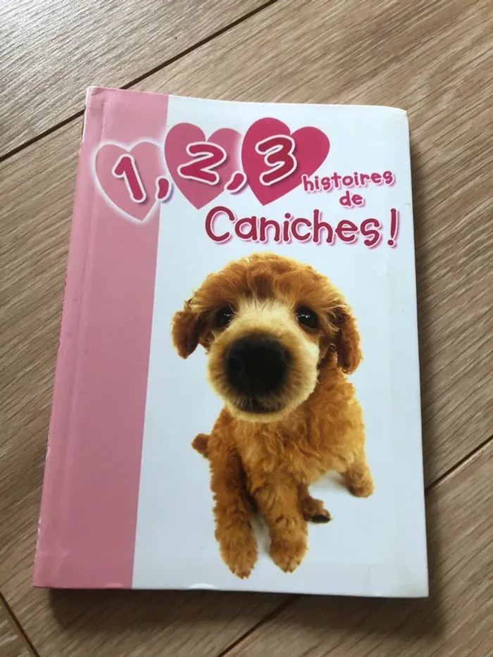 livre 1,2,3 histoires de caniches bibliothèque rose