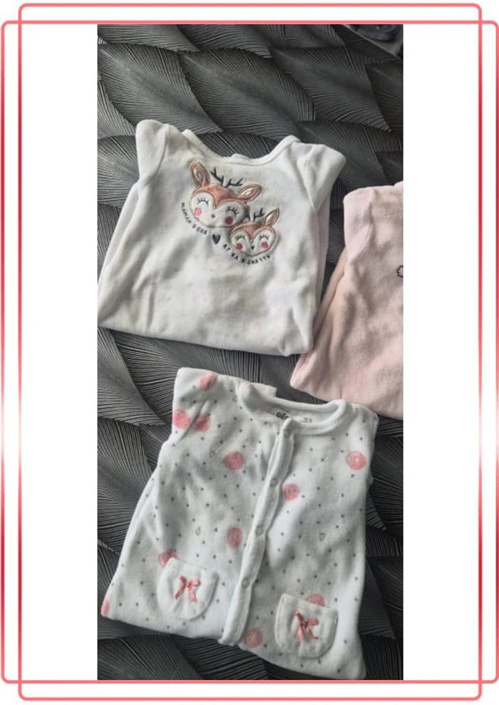 Lot pyjamas velours - photo numéro 2