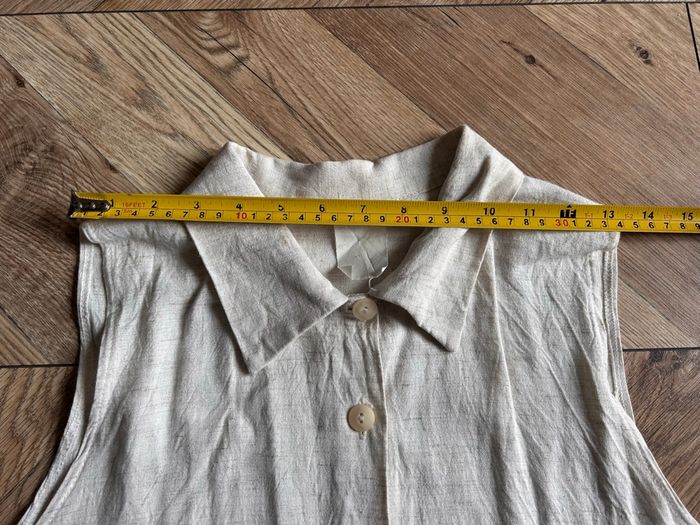 🌿 Top sans manches en lin mélangé - Style Minimaliste / Bohème - photo numéro 9