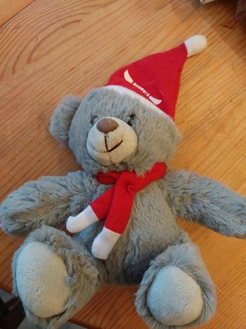 Doudou Ours de Noël