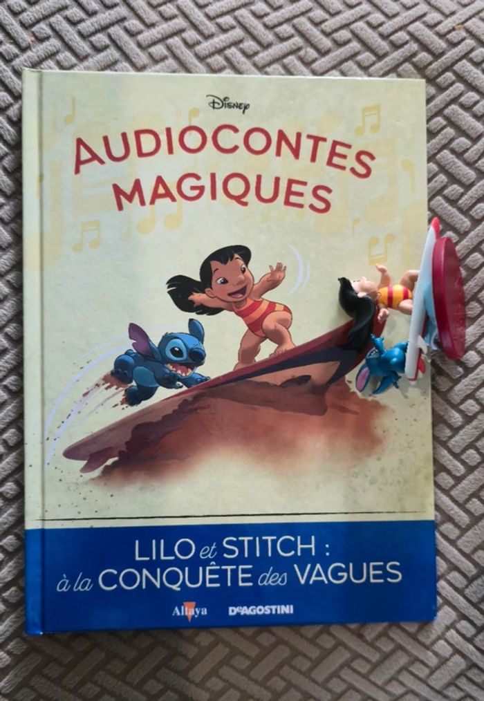 Numéro121 Livre + figurine édition audiocontes Magiques Altaya édition disney audio compte conte