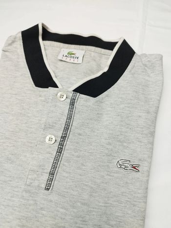 Polo Lacoste sport devanlay couleur gris taille M