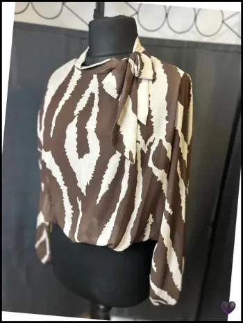 top femme choco blouse femme marron neuf taille 38 taille 40 taile 36