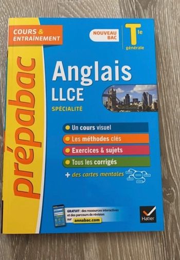 Prépabac Anglais LLCE Terminale