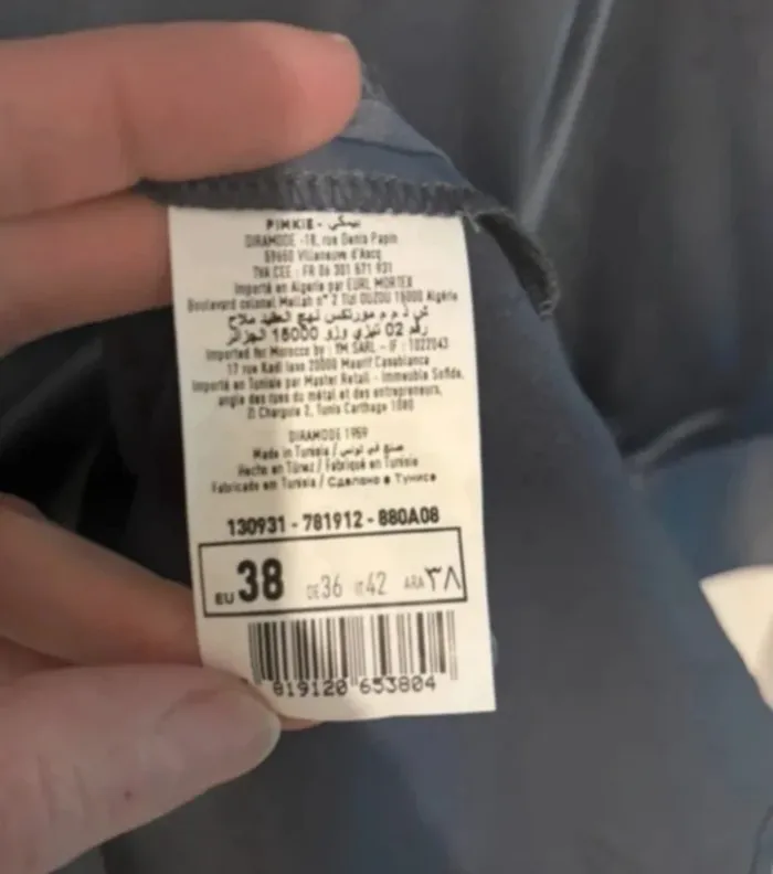 Robe chemise satinée bleu marine Pimkie T38 neuve - photo numéro 6