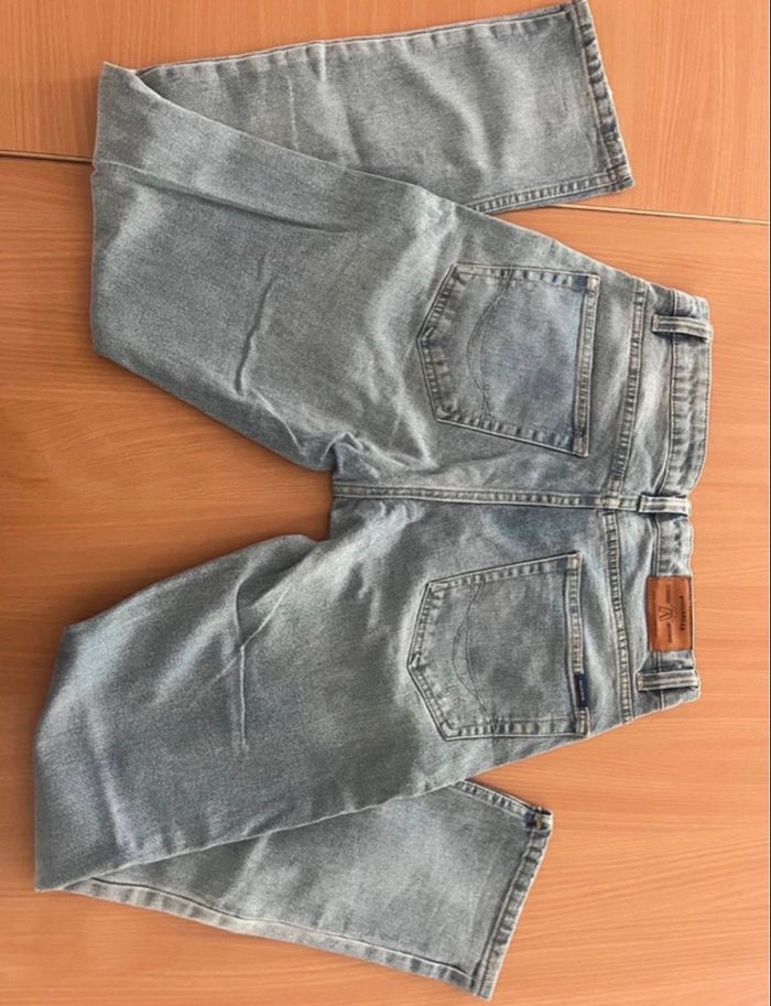 jean mom bleu pour femme - photo numéro 4