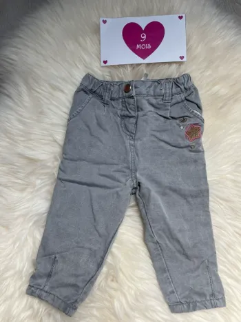 9 mois - Pantalon gris