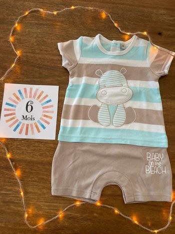 Grenouillère 6 mois garçon