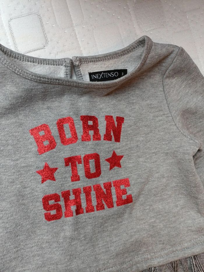 Robe grise dans repassage chaude - photo numéro 2