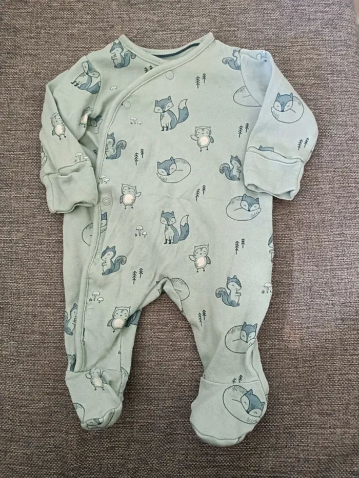 Pyjama bleu - 1 mois/56cm - C&A