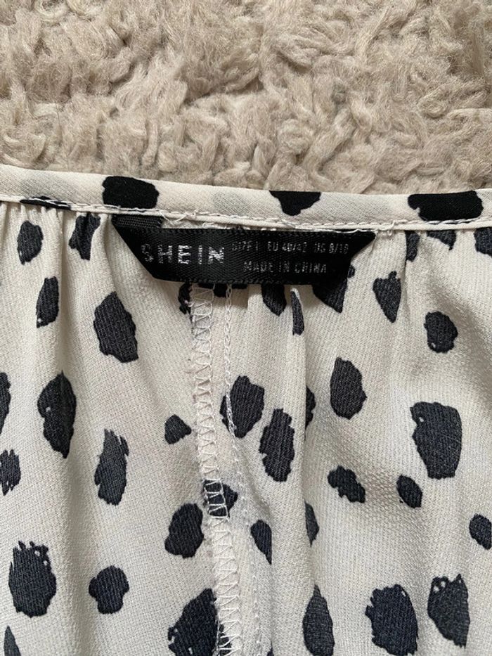 Blouse à pois Shein - photo numéro 2