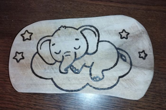 Cadre en bois enfants