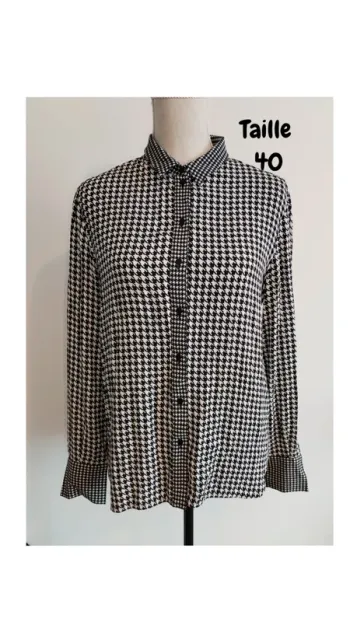 Chemise Caroll taille 40 Promo