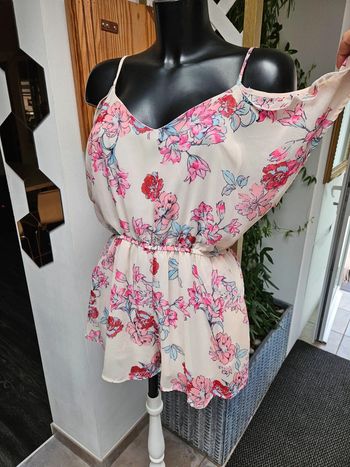 Gold & Silver combinaison à fleurs taille M