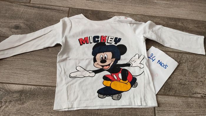T-shirt manches longues Mickey Disney