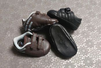 Premiere Baskets chaussons bébé T 17