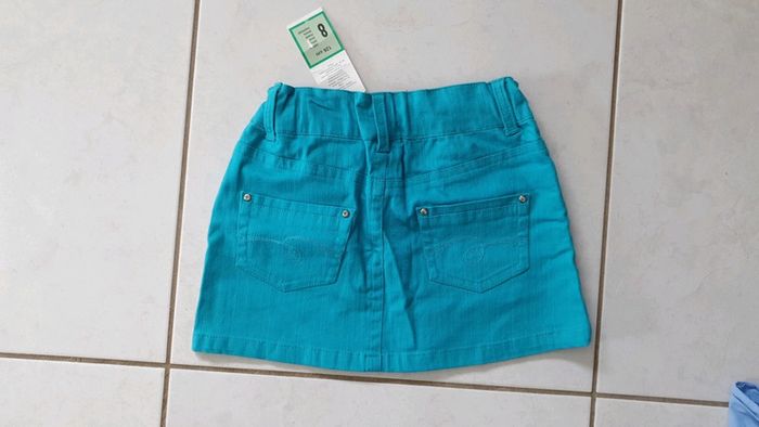 Jupe fille bleu turquoise 8 ans neuve CHLA2 - photo numéro 2