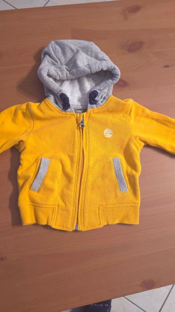 🤩 superbe  sweat zippé timberland 6mois garçon 🤩
