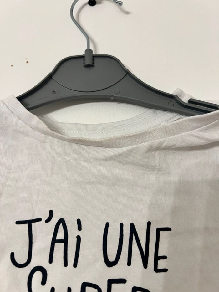 TEE shirt blanc manche longue - photo numéro 2