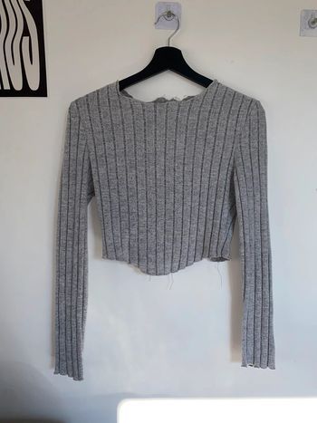 crop top manche longue