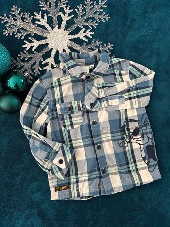 chemise à carreaux Tigrou