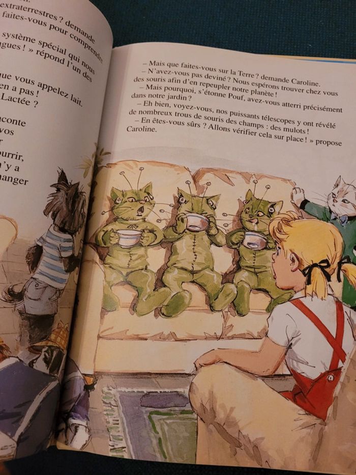 Livre Caroline et les Extraterrestres Pierre Probst Hachette Jeunesse Album collection années 90 - photo numéro 5