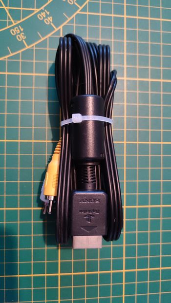 Câble audio vidéo RCA pièce détachée console de jeux Sony Playstation 2 Ps2 SCPH-30004 V3 #D47