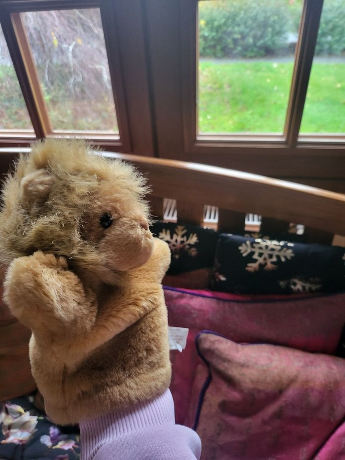 Vintage peluche lion 🦁 marionnette - photo numéro 2