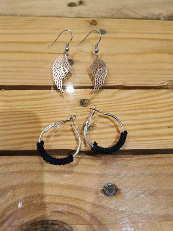 Boucle d'oreilles argent