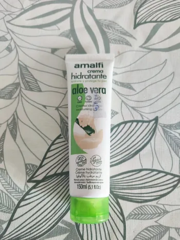 Amalfi creme hydratante aloe vera 150ml à utiliser 12 mois après ouverture
