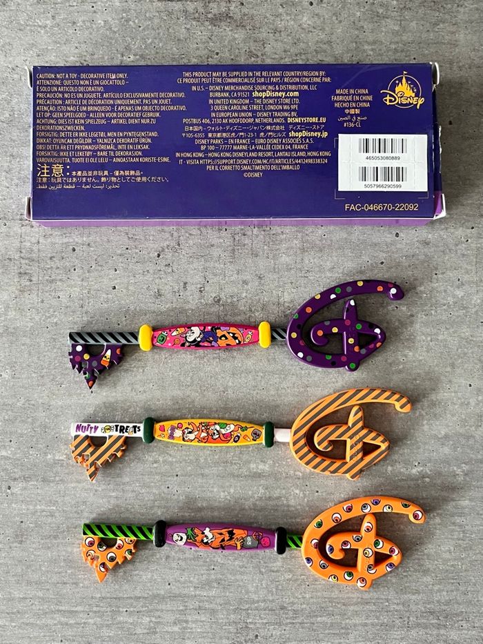 Lot 3 clés mystère Halloween Disney 2022 - photo numéro 10