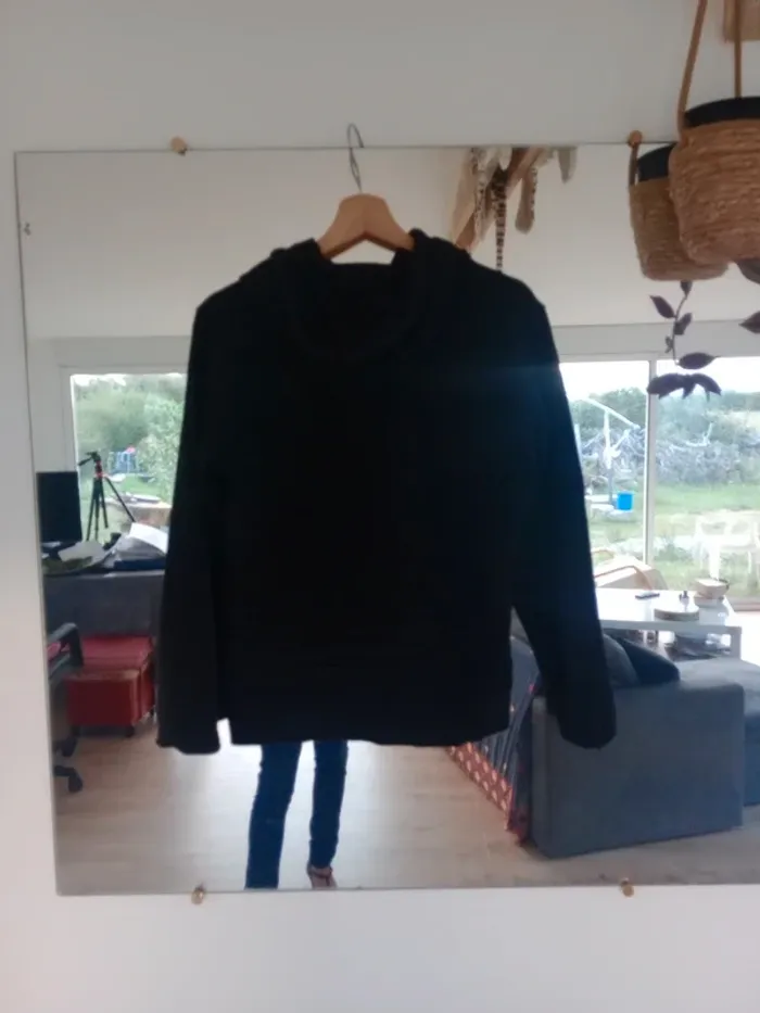 Sweat à capuche homme XS noir et rouge NASA c87 - photo numéro 5