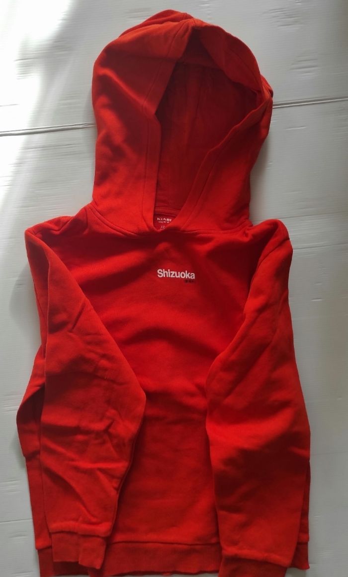 Sweat orange capuche - photo numéro 2