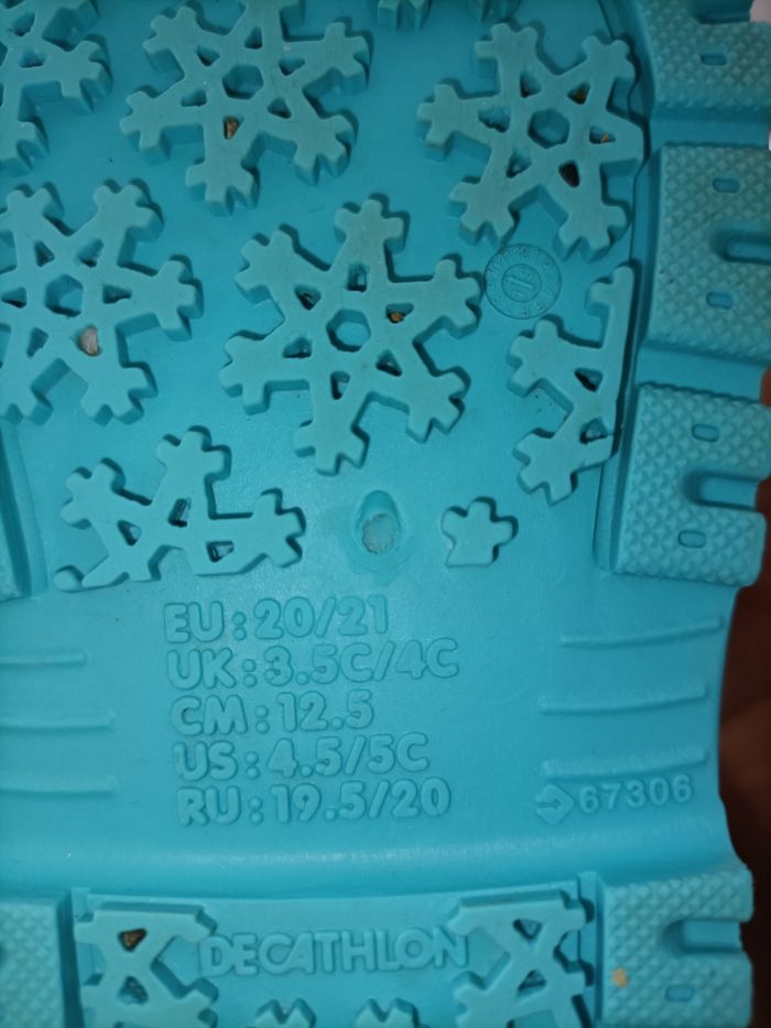 Bottes de ski bleu marine et turquoise 20/21 Decathlon - photo numéro 7