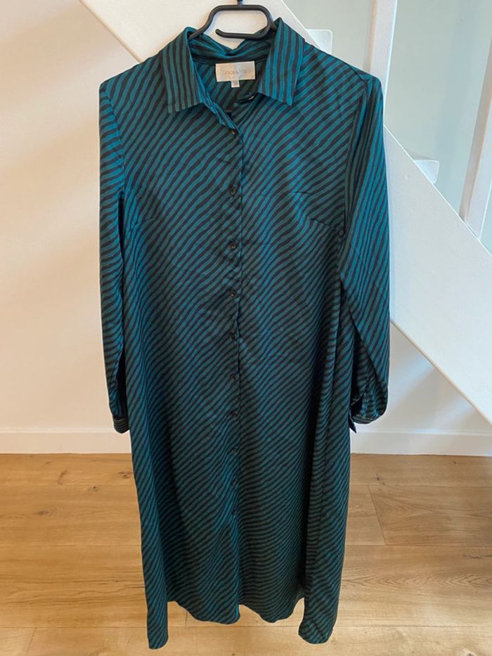 Robe longue à rayures Grace et Mila