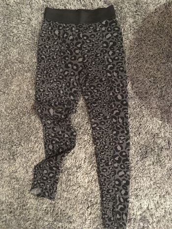 Jegging femme Mango gris noir à motifs