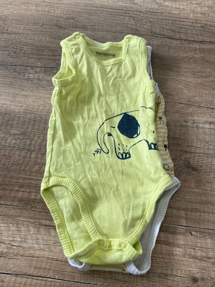 Lot de 4 Body bébé été - photo numéro 4