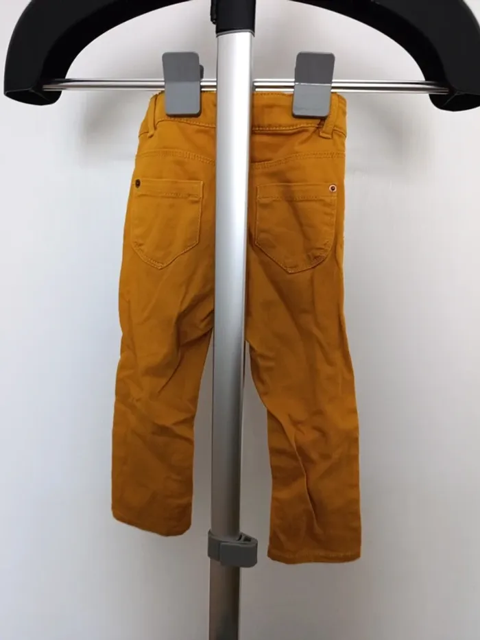 Jeans kiabi jaune moutarde - photo numéro 5