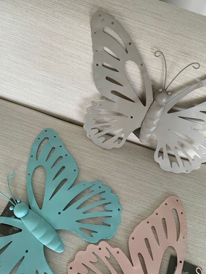 Papillons en métal (décoration murale) - Atmosphera - photo numéro 4