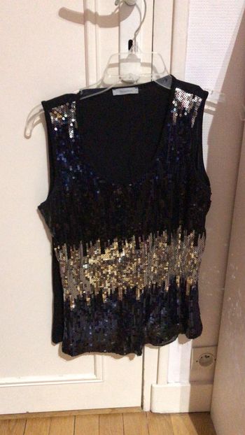 Haut à paillettes femme