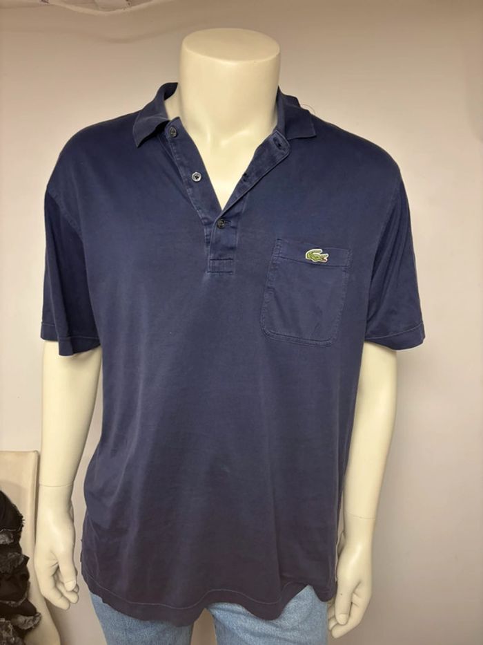 Polo Lacoste Original - Taille L - Bleu Marine - photo numéro 2