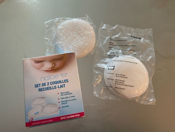 Lot coquilles et coussinets lavables