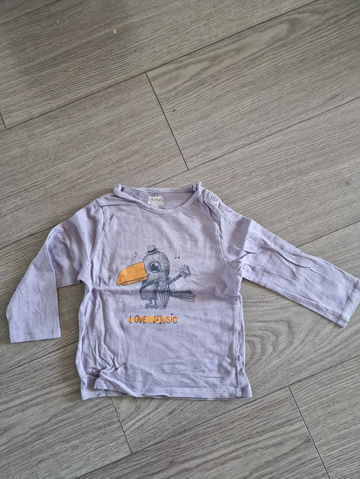 Lot de 6 tee-shirts légers manche longue garçon 18-24 mois - photo numéro 4